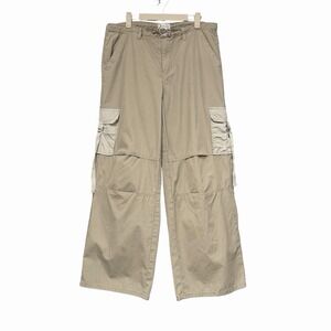 Pacsun Brown Toggle Baggy Cargo Pants Y2K 90's Inspired Gorpcore Trendy Utility